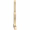 Ekena Millwork Saratoga Rough Sawn Timber Gable Bracket, Douglas Fir, 96"W x 60"H x 4"D x 6"F, 15/12 Pitch GBW096X60X0406SAR00RDF - alternate 4